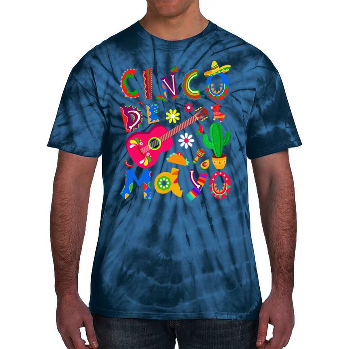 Cinco De Mayo Mexican Fiesta 5 De Mayo Mexico Mexican Day Tie-Dye T-Shirt