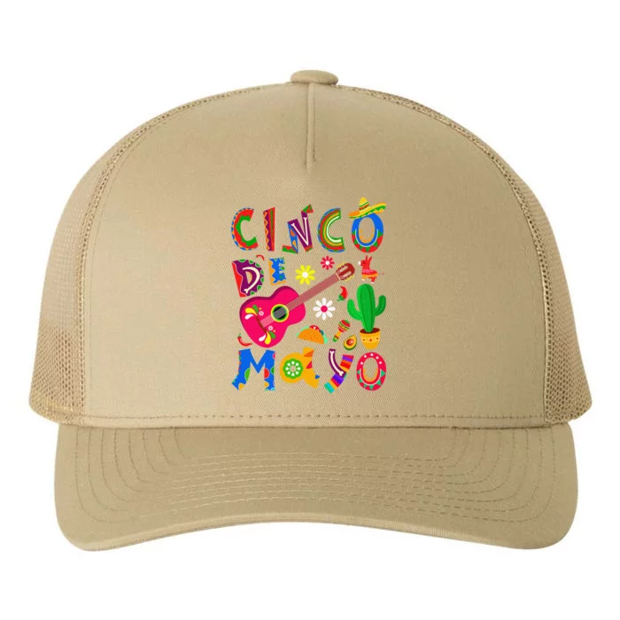 Cinco De Mayo Mexican Fiesta 5 De Mayo Mexico Mexican Day Yupoong Adult 5-Panel Trucker Hat