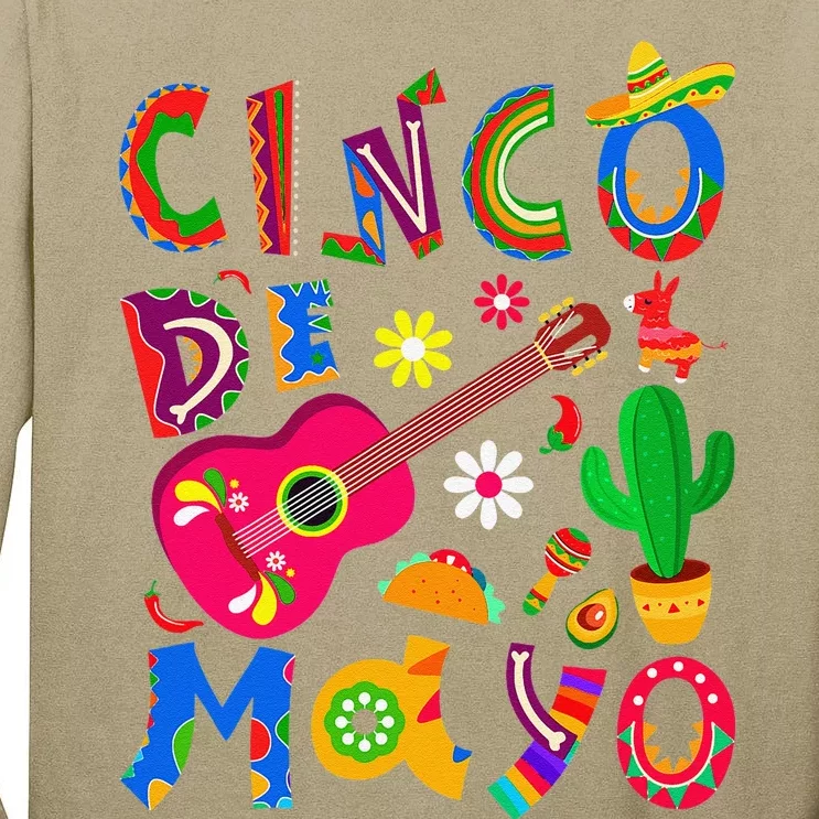 Cinco De Mayo Mexican Fiesta 5 De Mayo Mexico Mexican Day Tall Long Sleeve T-Shirt