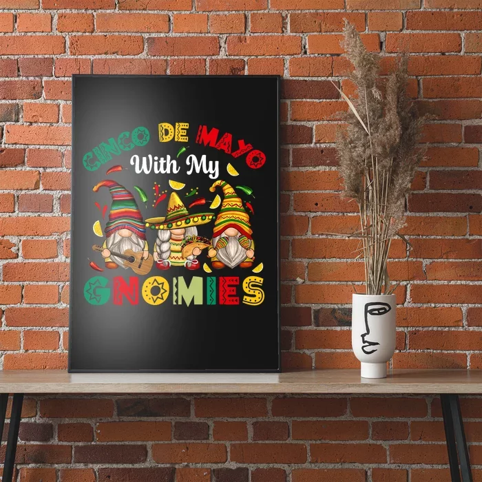 Cinco De Mayo With My Gnomies Mexican Fiesta Poster