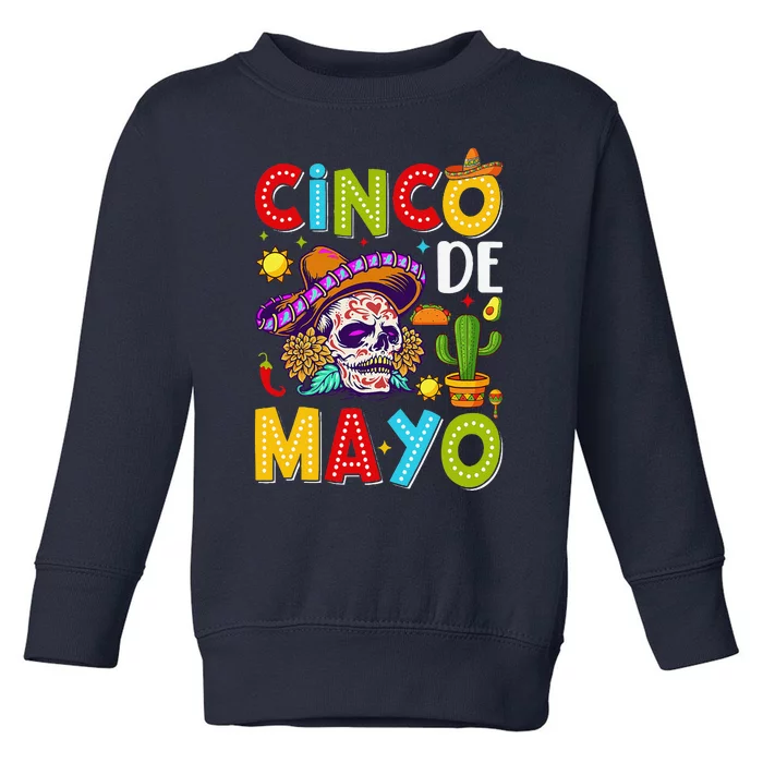 Cinco De Mayo Mexican Fiesta Squad 5 De Mayo For Mexican Toddler Sweatshirt