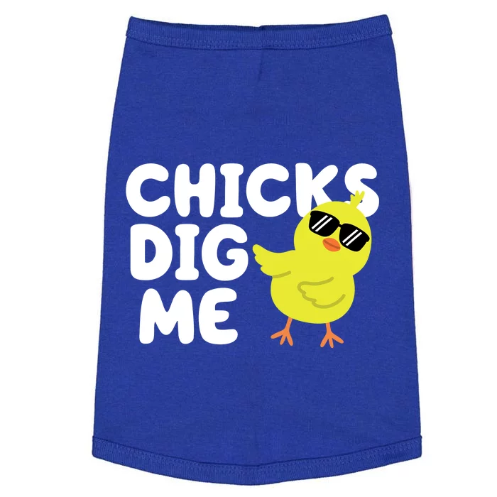 Chicks Dig Me Funny Baby Chick Chicken Doggie Tank