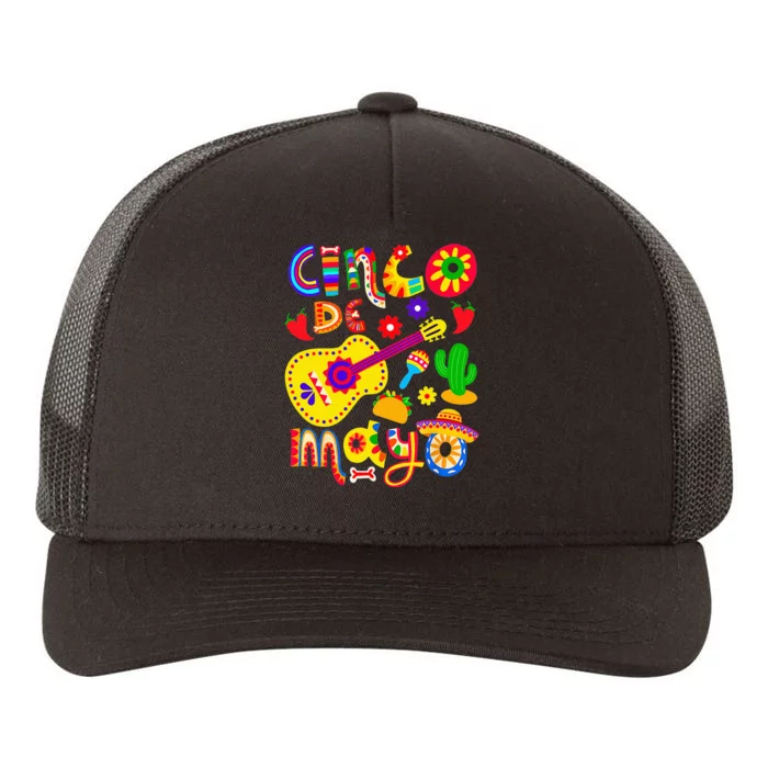 Cinco De Mayo Mexican Fiesta 5 De Mayo Yupoong Adult 5-Panel Trucker Hat