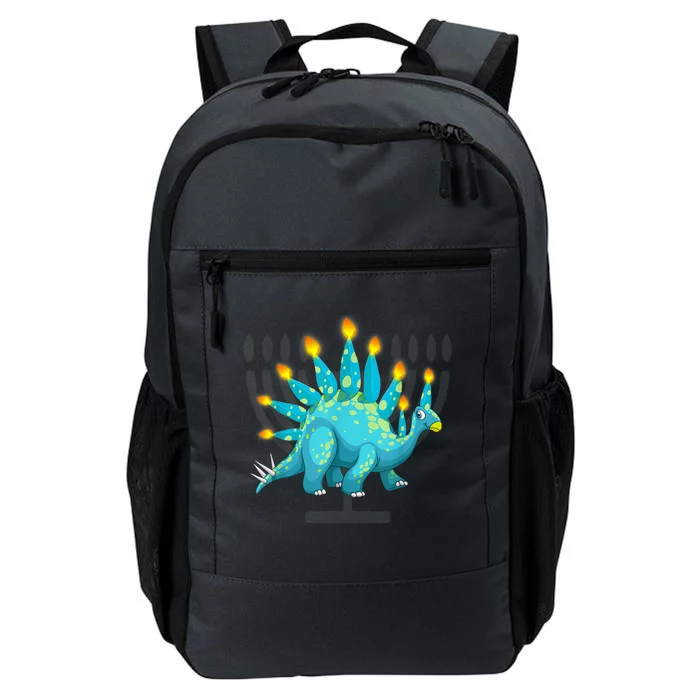 Cute Dinosaur Menorasaurus Hanukkah Stegosaurus Chanukah Kid Daily Commute Backpack