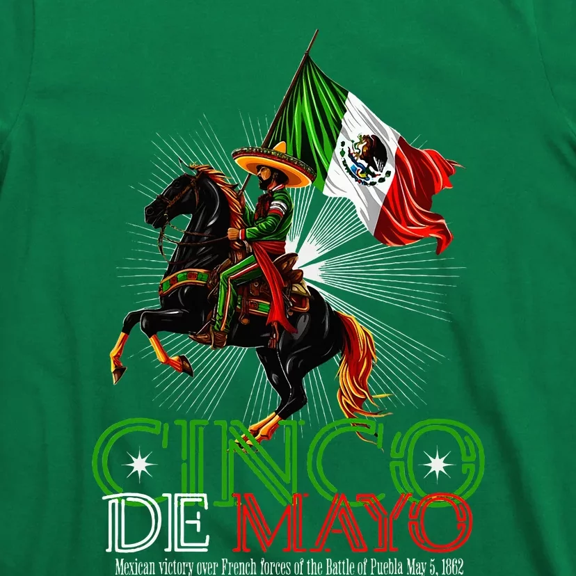 Cinco De Mayo Battle Of Puebla May 5 1862 Mexican T-Shirt