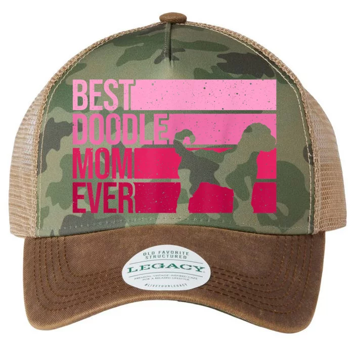 Cool Doodle Mom Art Women Aussiedoodle Goldendoodle Dog Legacy Tie Dye Trucker Hat