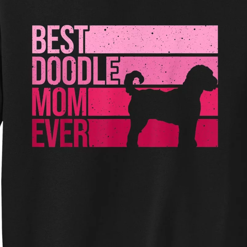 Cool Doodle Mom Art Women Aussiedoodle Goldendoodle Dog Sweatshirt