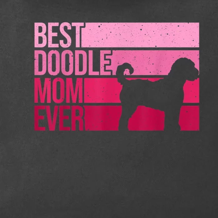 Cool Doodle Mom Art Women Aussiedoodle Goldendoodle Dog Zip Tote Bag