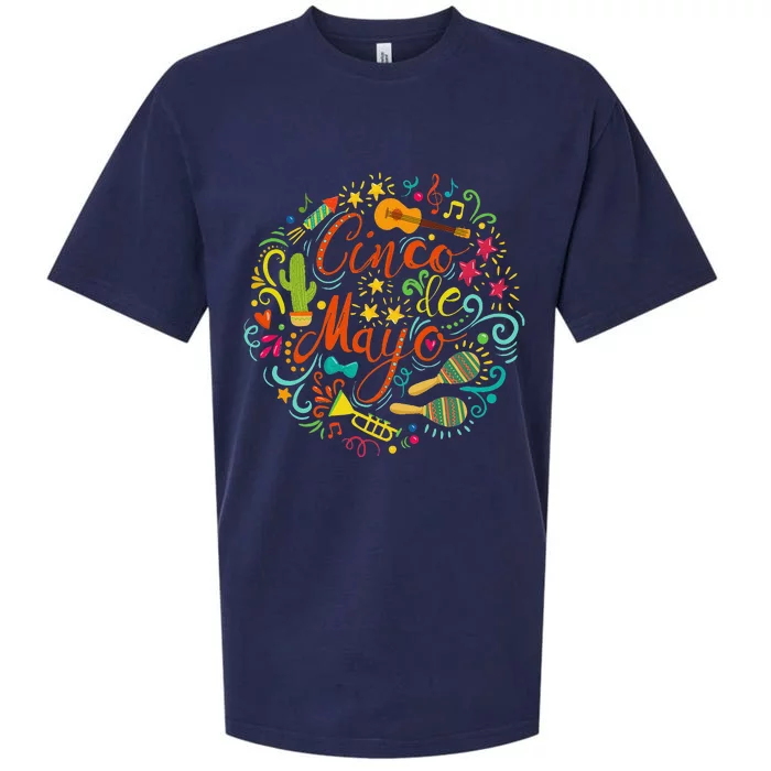 Cinco De Mayo Party Mexican Fiesta Taco Sueded Cloud Jersey T-Shirt