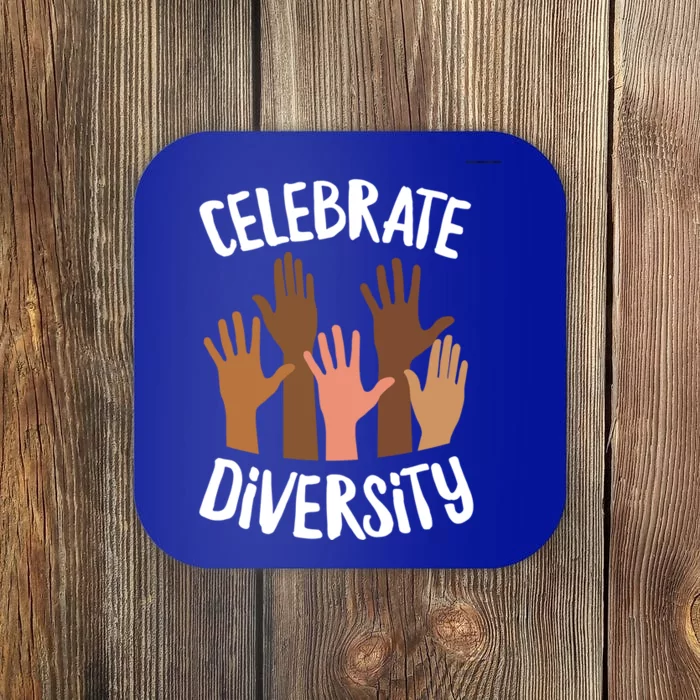 Celebrate Diversity Melanin Black History African Pride Gift Coaster