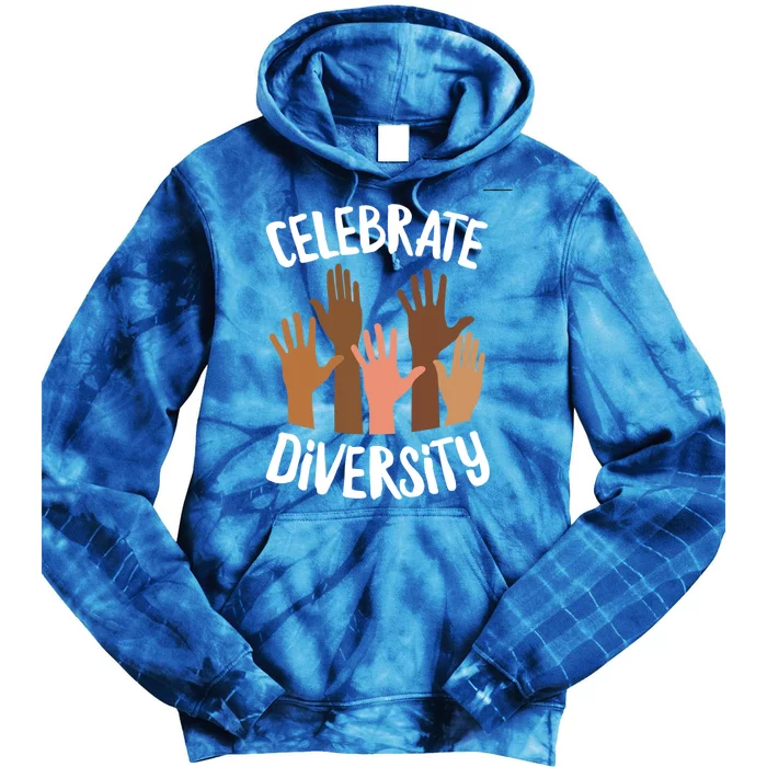 Celebrate Diversity Melanin Black History African Pride Gift Tie Dye Hoodie