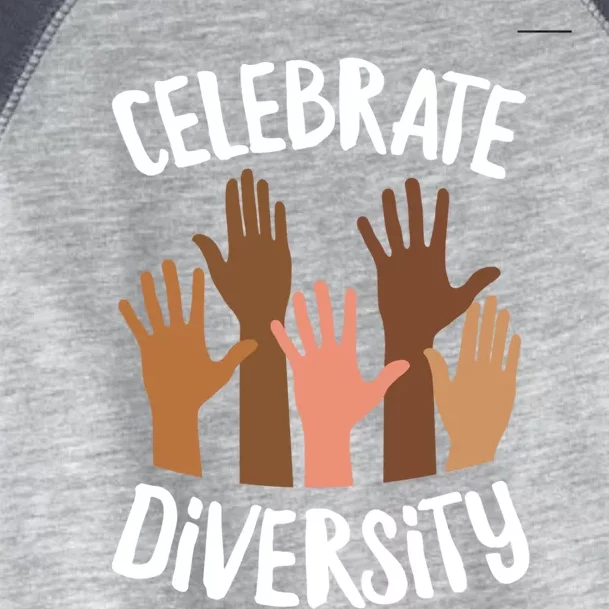 Celebrate Diversity Melanin Black History African Pride Gift Toddler Fine Jersey T-Shirt