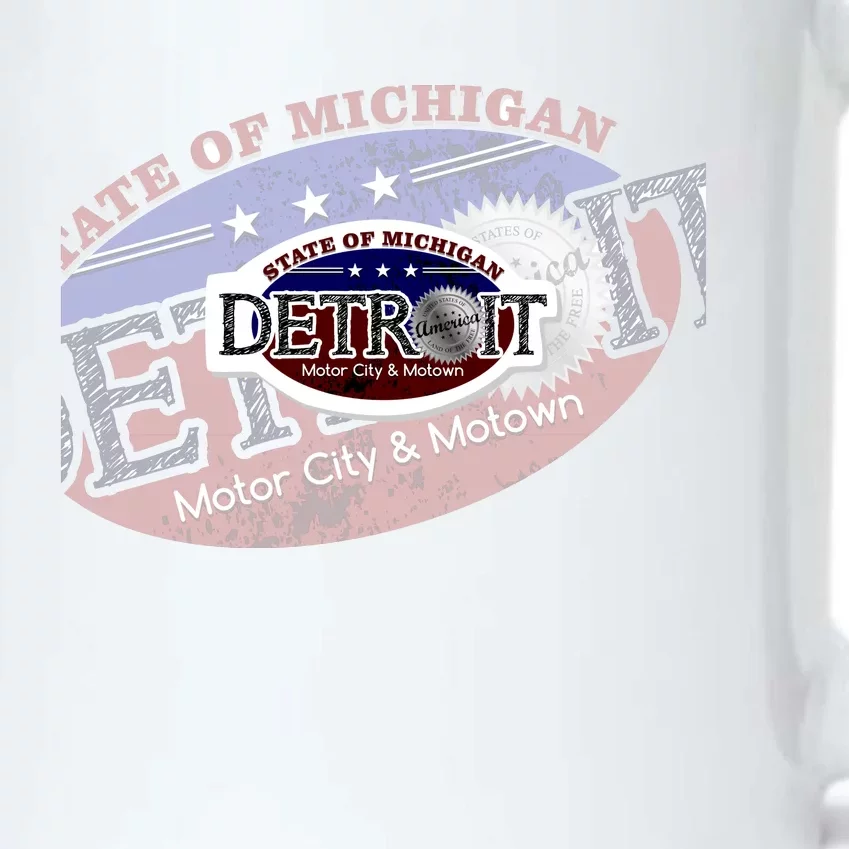 Cool Detroit Motor City Motown Logo Black Color Changing Mug