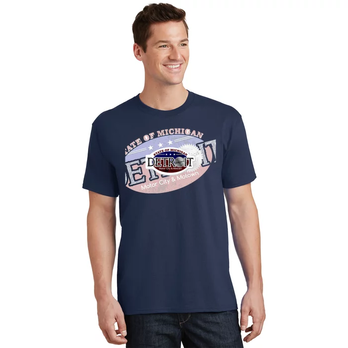 Cool Detroit Motor City Motown Logo T-Shirt