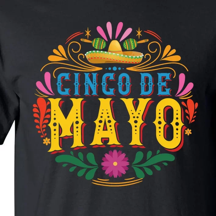 Cinco De Mayo Celebration Graphic Tall T-Shirt