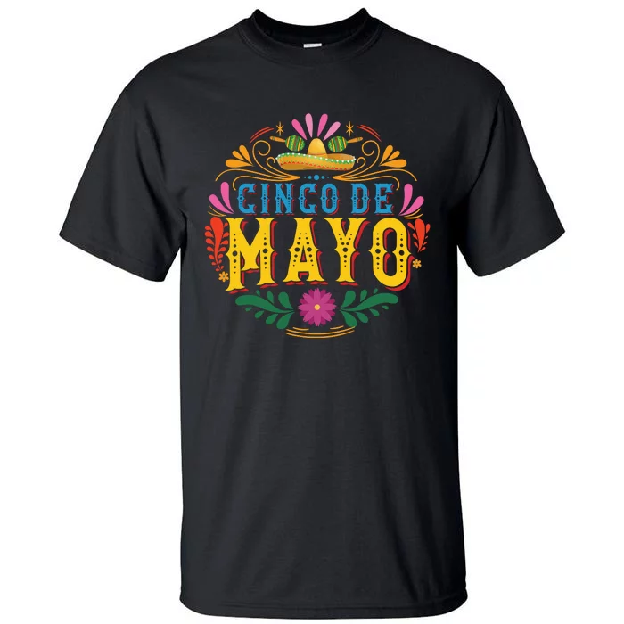 Cinco De Mayo Celebration Graphic Tall T-Shirt