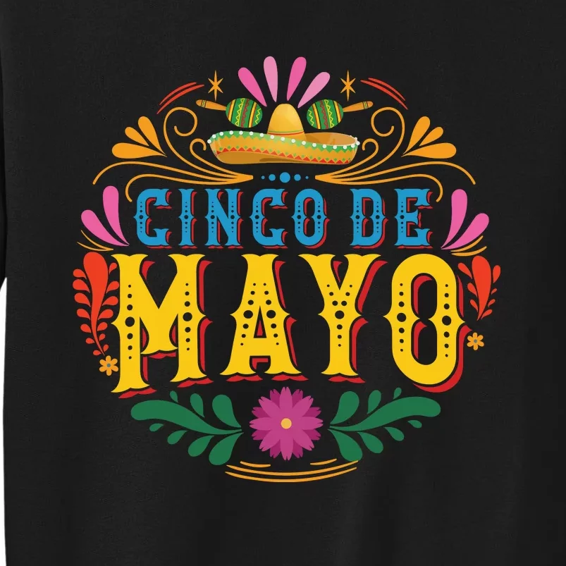 Cinco De Mayo Celebration Graphic Tall Sweatshirt