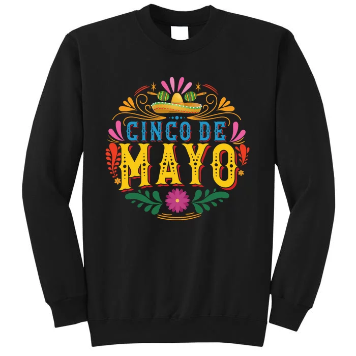 Cinco De Mayo Celebration Graphic Tall Sweatshirt