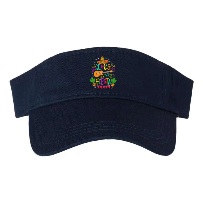 Cinco De Mayo Mexican Guitar Cactus Valucap Bio-Washed Visor