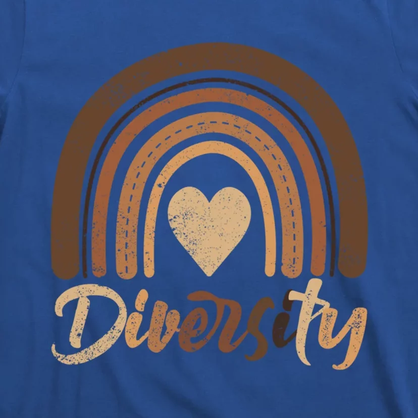 Celebrate Diversity Melanin Rainbow Bhm Blm Afro Cute Gift T-Shirt