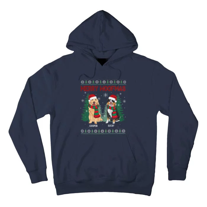 Christmas Dog Merry Woofmas Tall Hoodie