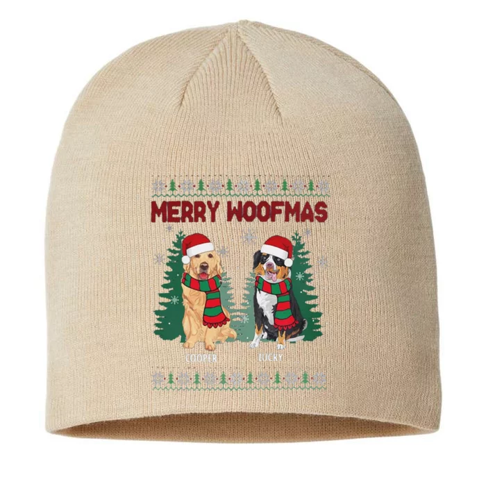 Christmas Dog Merry Woofmas 8 1/2in Sustainable Knit Beanie