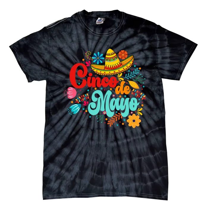 Cinco De Mayo Mexican Fiesta 5 De Mayo Party Tie-Dye T-Shirt