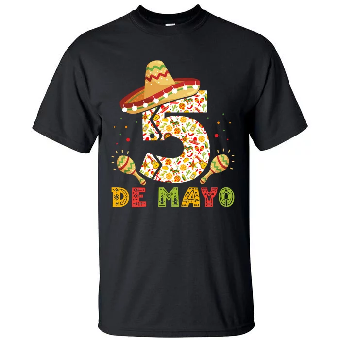 Cinco De Mayo Celebration Graphic Tall T-Shirt