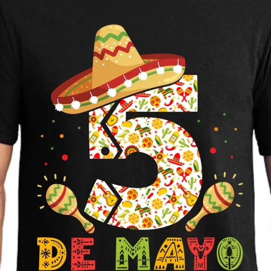 Cinco De Mayo Celebration Graphic Pajama Set