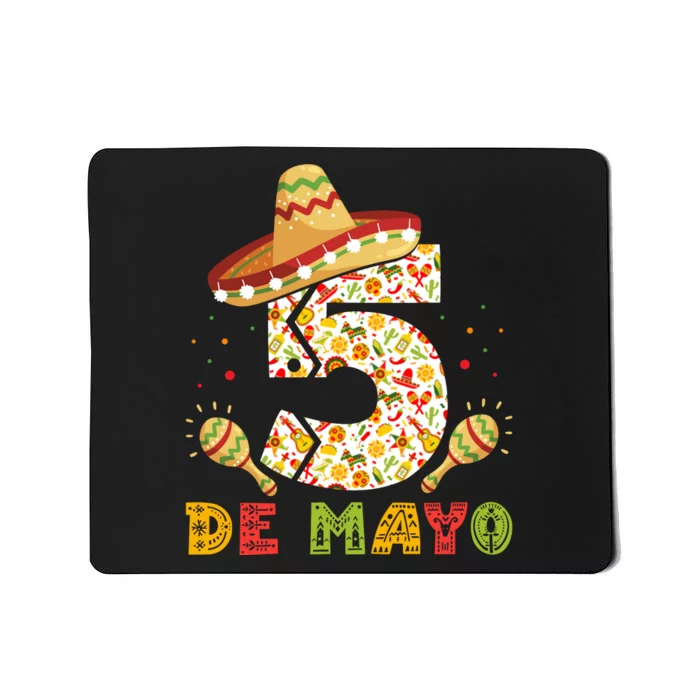 Cinco De Mayo Celebration Graphic Mousepad