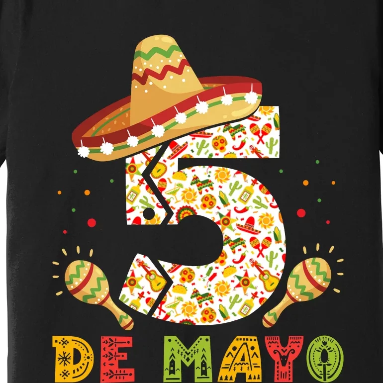 Cinco De Mayo Celebration Graphic Premium T-Shirt