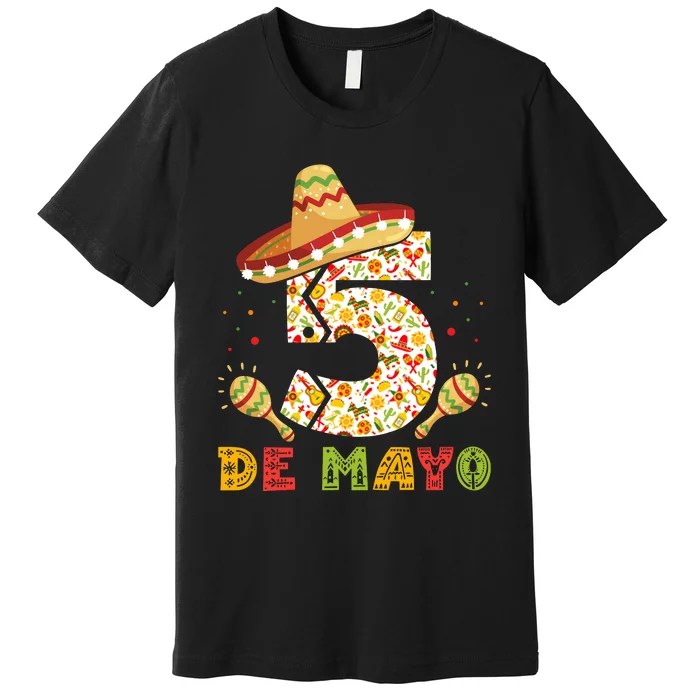 Cinco De Mayo Celebration Graphic Premium T-Shirt