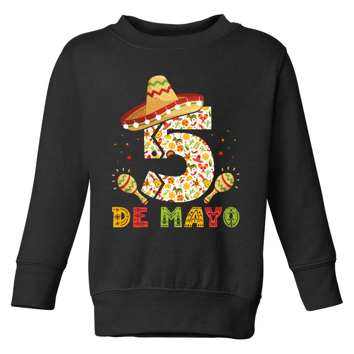 Cinco De Mayo Celebration Graphic Toddler Sweatshirt