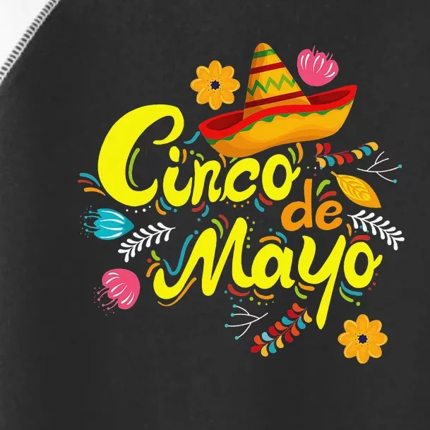 Cinco De Mayo Fiesta Surprise Toddler Fine Jersey T-Shirt