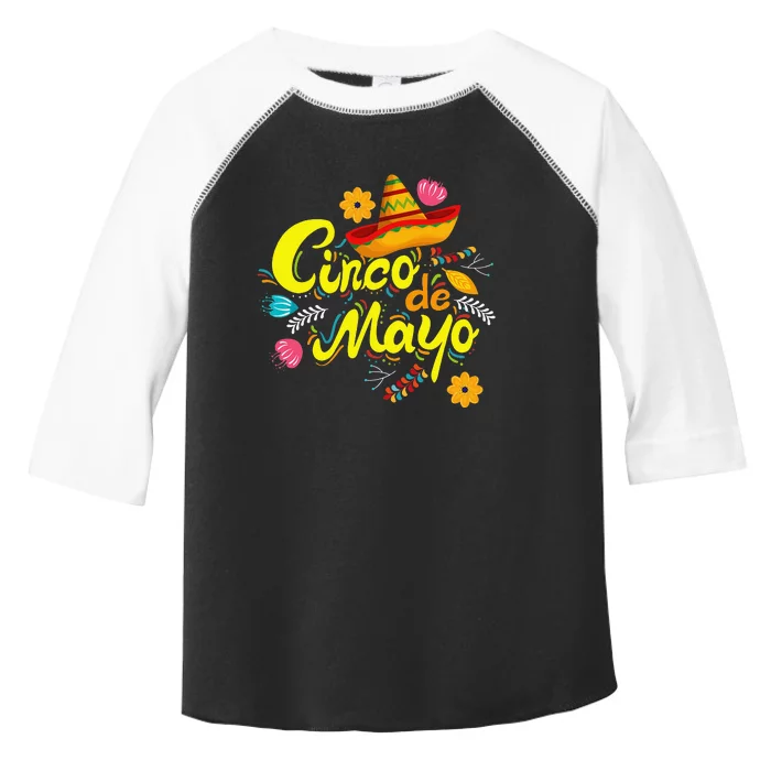 Cinco De Mayo Fiesta Surprise Toddler Fine Jersey T-Shirt