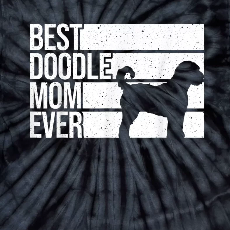 Cool Doodle Mom Art Women Aussiedoodle Goldendoodle Dog Tie-Dye T-Shirt