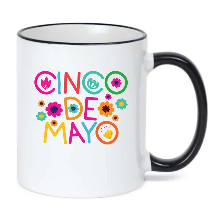 Cinco De Mayo Colorful Celebration Black Color Changing Mug