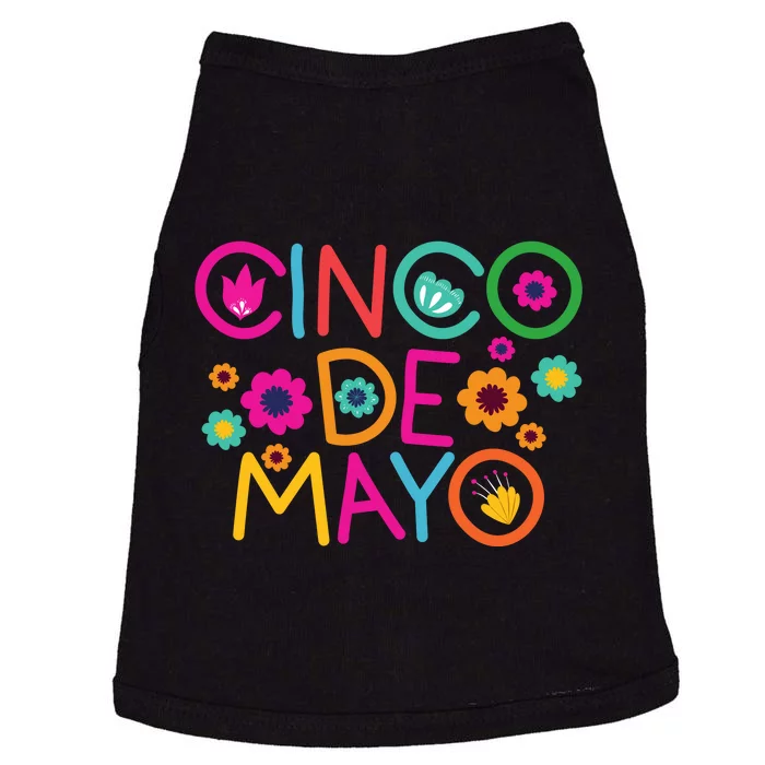 Cinco De Mayo Colorful Celebration Doggie Tank