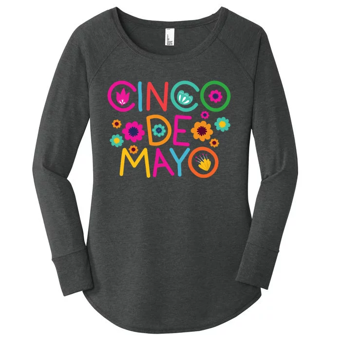 Cinco De Mayo Colorful Celebration Women's Perfect Tri Tunic Long Sleeve Shirt