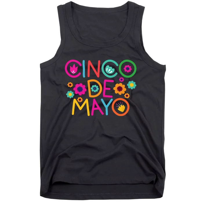 Cinco De Mayo Colorful Celebration Tank Top