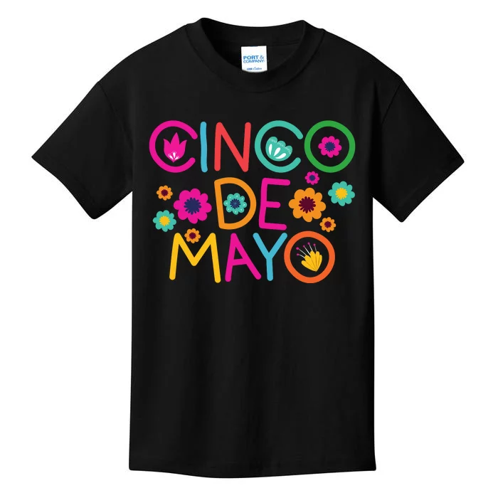 Cinco De Mayo Colorful Celebration Kids T-Shirt