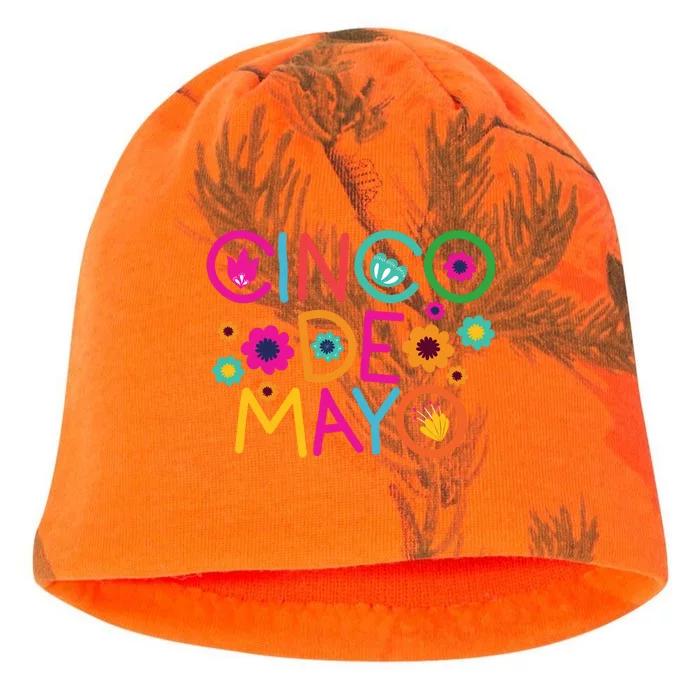 Cinco De Mayo Colorful Celebration Kati - Camo Knit Beanie