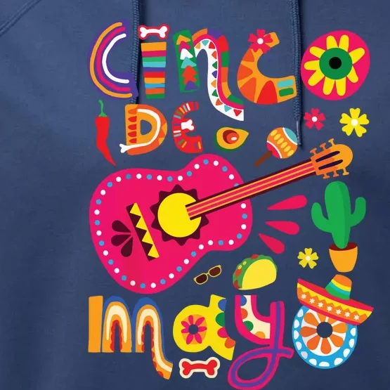 Cinco De Mayo Shirts Mexican Fiesta 5 De Mayo Performance Fleece Hoodie