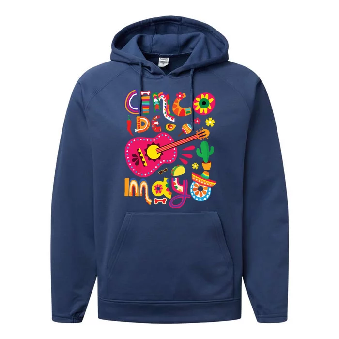 Cinco De Mayo Shirts Mexican Fiesta 5 De Mayo Performance Fleece Hoodie