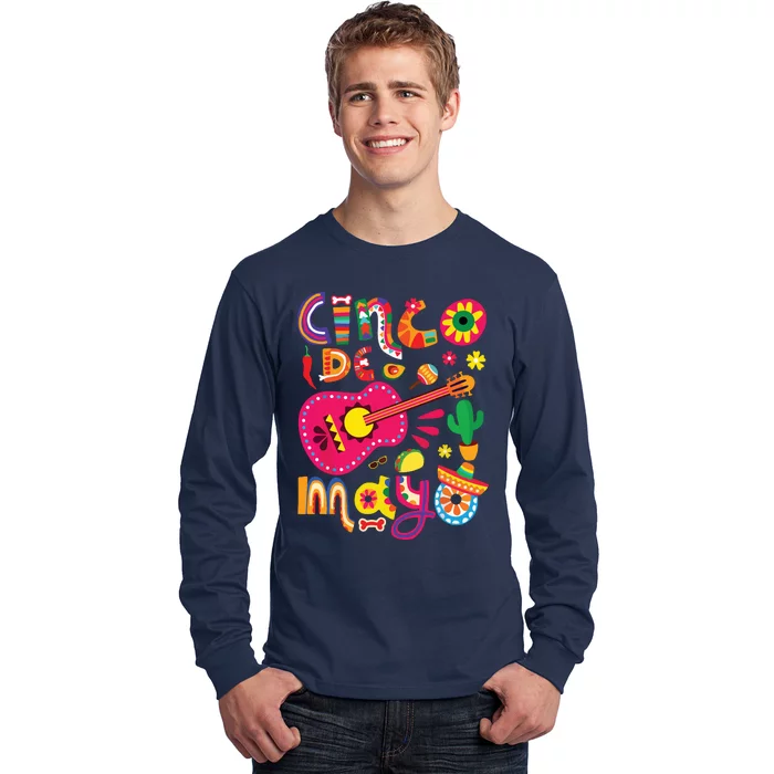 Cinco De Mayo Shirts Mexican Fiesta 5 De Mayo Long Sleeve Shirt