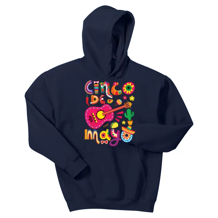 Cinco De Mayo Shirts Mexican Fiesta 5 De Mayo Kids Hoodie