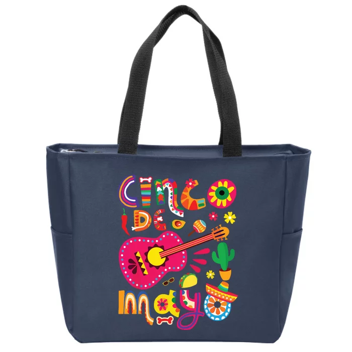 Cinco De Mayo Shirts Mexican Fiesta 5 De Mayo Zip Tote Bag