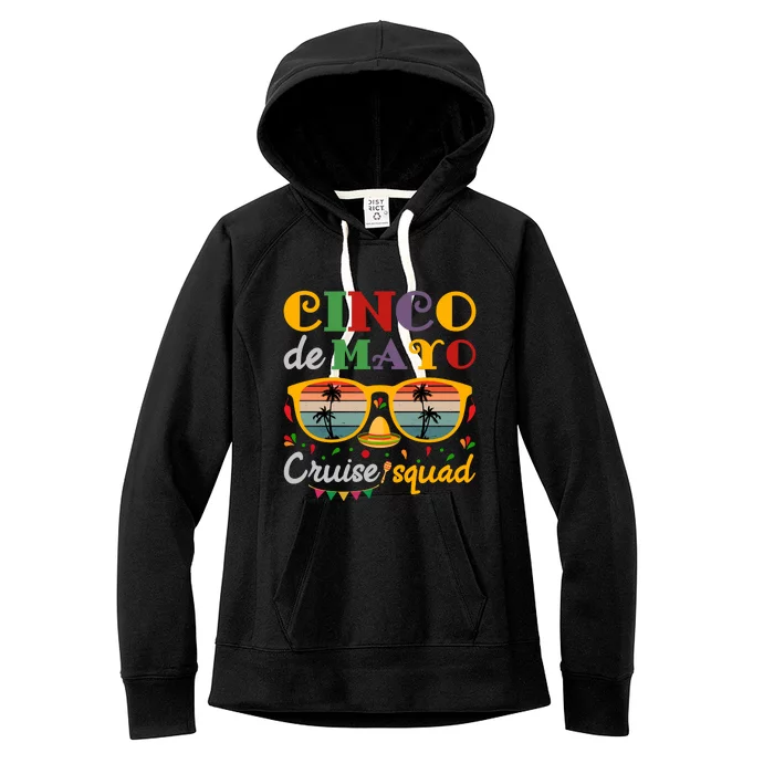 Cinco De Mayo Cruise Squad Fiesta Graphic Women's Fleece Hoodie