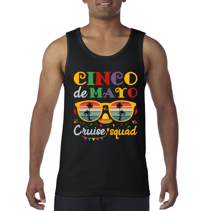 Cinco De Mayo Cruise Squad Fiesta Graphic Tank Top