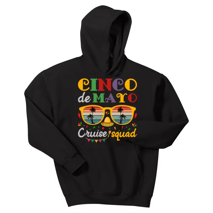 Cinco De Mayo Cruise Squad Fiesta Graphic Kids Hoodie